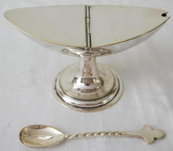 Silver Plated Incense Boat